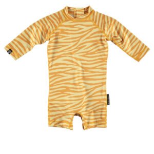 Beach&Bandits Golden Tiger Baby Swimsuit - XS