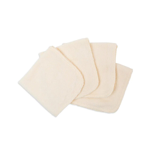 Lulujo Lulujo – Organic Cotton Face Cloths (4-pack) in UAE