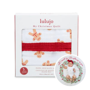 Lulujo Christmas Quilt / Gingerbread (DOUBLE SIDED) in UAE
