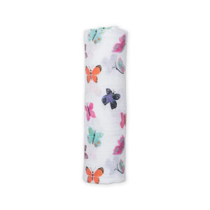 Lulujo Muslin Swaddle – Butterfly in UAE