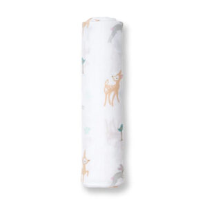 Lulujo Muslin Swaddle – Little Fawn in UAE