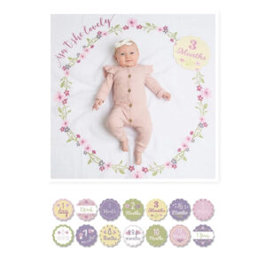 Lulujo Baby"s First Year? Blanket & Cards Set – Isn"t She Lovely in UAE