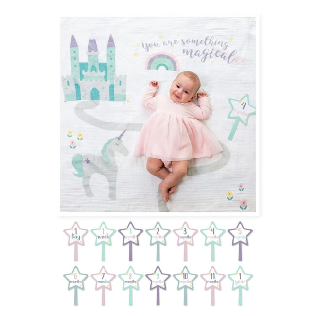 mpy-lo-lj590-01.jpg Lulujo Baby"s First Year? Blanket & Cards Set- Something Magical in UAE