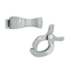 Lulujo Stroller Clips 2-pack – Grey in UAE
