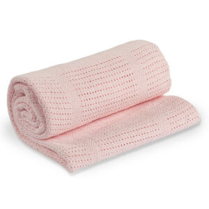 Lulujo Cellular Blanket – Pink in UAE