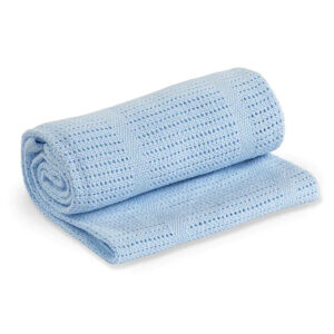 Lulujo Cellular Blanket – Blue in UAE