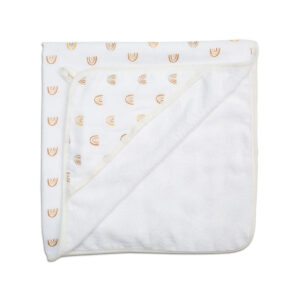 Lulujo Baby Hooded Towel – Boho Rainbow in UAE