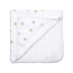 Lulujo Baby Hooded Towel – Daisies in UAE