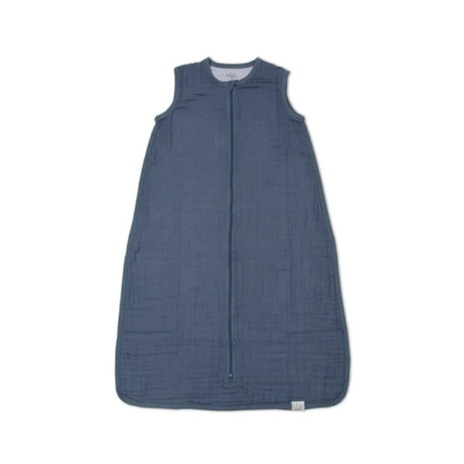 mpy-lo-lj878-01.jpg Lulujo 100% Cotton Muslin Sleep Sack – Navy Night – Size L (12-18 Months) in UAE
