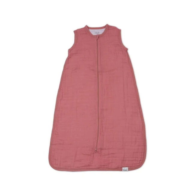 mpy-lo-lj880-01.jpg Lulujo 100% Cotton Muslin Sleep sack – Rose – Size M (6-12months) in UAE