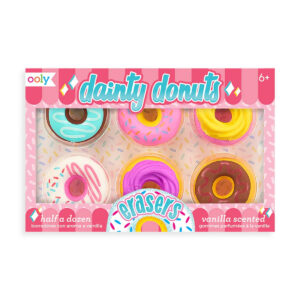 OOLY Dainty Donuts Scented Erasers – Set of 6 in UAE