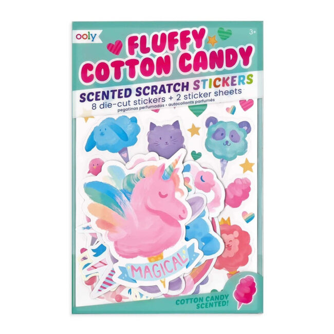OOLY Scented Scratch Stickers – Fluffy Cotton Candy in UAE