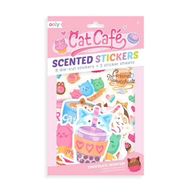 OOLY Scented Scratch Stickers – Cat Caf in UAE