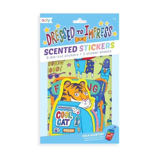 OOLY Scented Scratch Stickers – Dressed To Impress in UAE