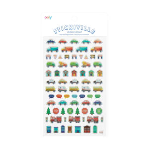 OOLY Stickiville Stickers – Standard – Workin" Wheels in UAE