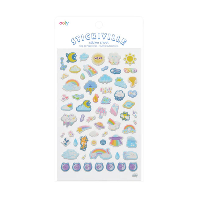 OOLY Stickiville Stickers – Standard – Weather Pals in UAE