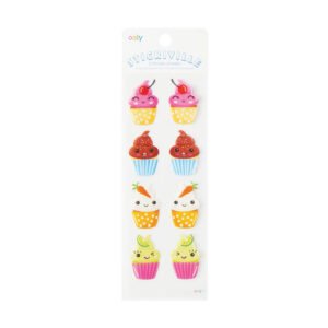 OOLY Stickiville Stickers - Skinny - Happy Cupcakes