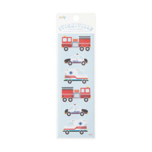 OOLY Stickiville Stickers – Skinny – Helping Vehicles in UAE