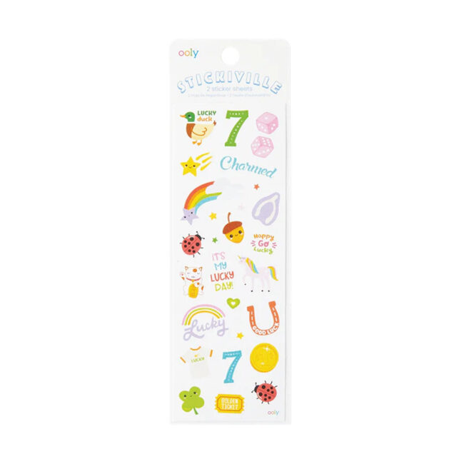 OOLY Stickiville Stickers – Skinny – Lucky Day in UAE
