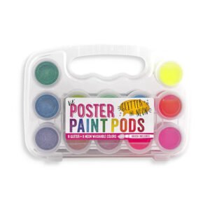 OOLY Lil Paint Pods Poster Paint - Set of 12 - Neon & Glitter