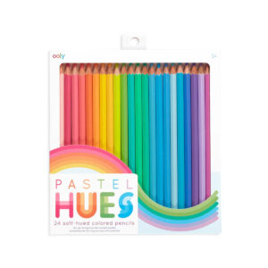 OOLY Pastel Hues Colored Pencils – Set of 24 in UAE