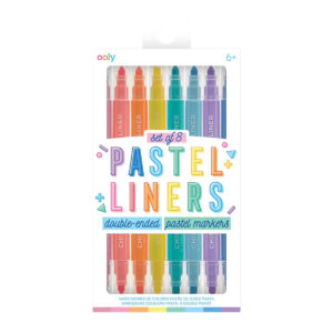 OOLY Pastel Liners Double Ended Highlighters – Set of 8 in UAE