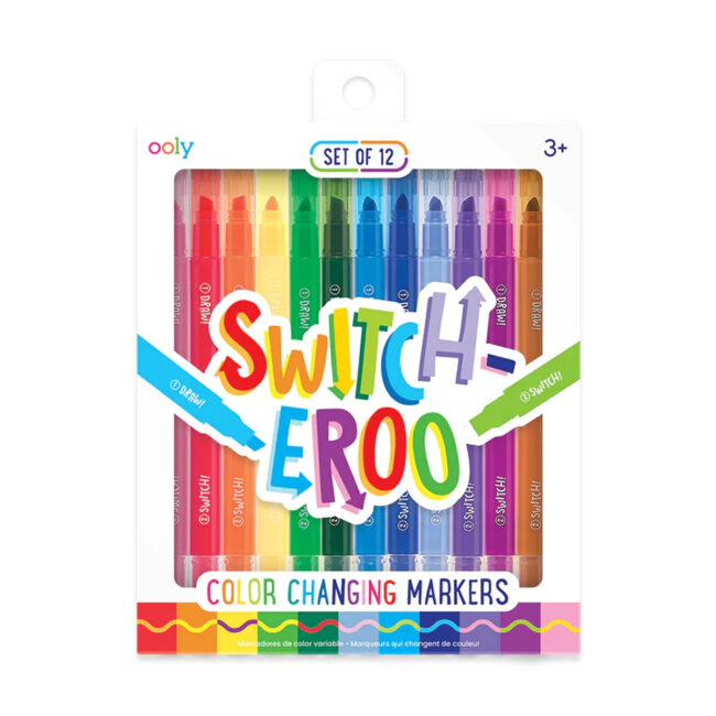 OOLY Switcheroo Color Changing Markers – Set of 12 in UAE