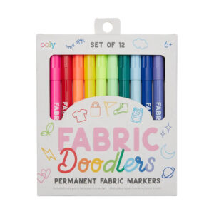 OOLY Fabric Doodlers Markers – Set of 12 in UAE