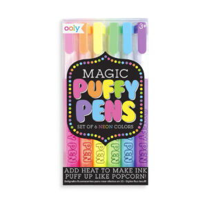 OOLY Magic Neon Puffy Pens – Set of 6 in UAE