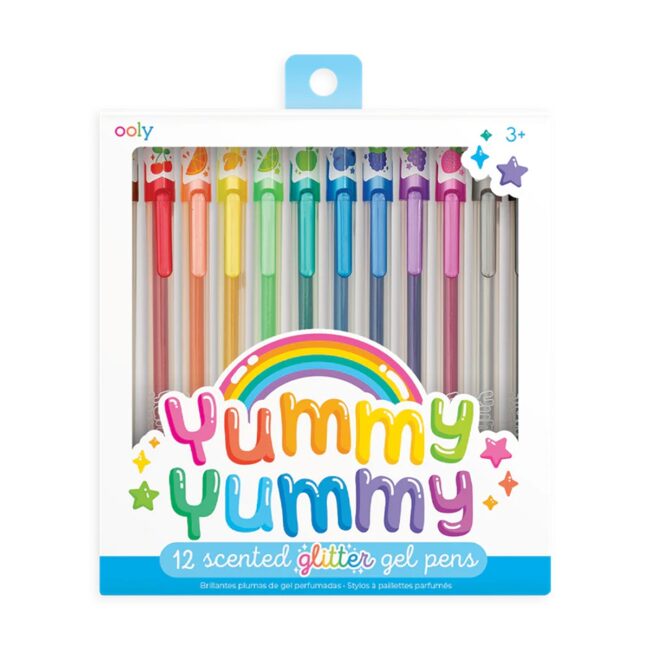 OOLY Yummy Yummy Scented Glitter Gel Pens 2.0 – Set of 12 in UAE