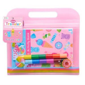 OOLY Mini Traveler Coloring & Activity Kit - Sugar Joy