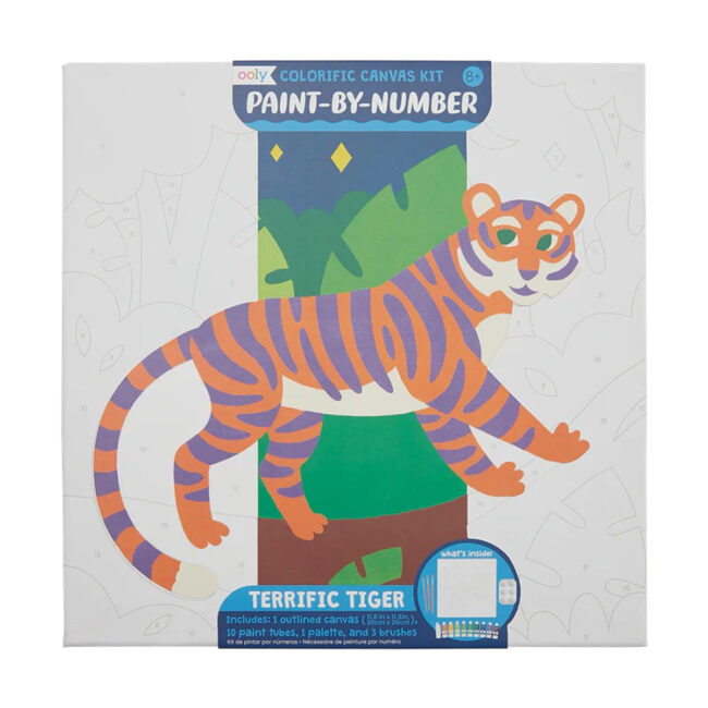 mpy-oy-161-051-01.jpg OOLY Colorific Canvas Paint By Number – Terrific Tiger in UAE