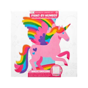 OOLY Colorific Canvas Paint by Number Kit - Magical Unicorn