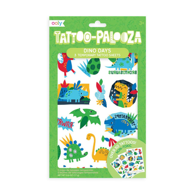 OOLY Tattoo Palooza Temporary Tattoos – Dino Days in UAE