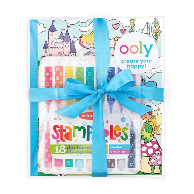 OOLY Giftables – Princesses & Fairies Stampables Coloring Pack in UAE