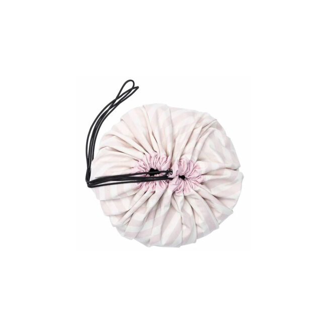 Play and Go Playmat & Storage Bag – Stripes Pink in UAE