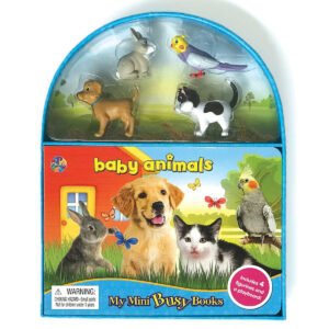 Phidal Baby Animals Mini Busy Book - Multi Color