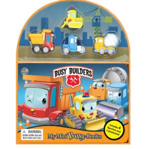 Phidal Busy Builders Mini Busy Books - Multi Color