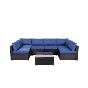 Procamp Katia 3Pc Alu Rattan Sofa Set