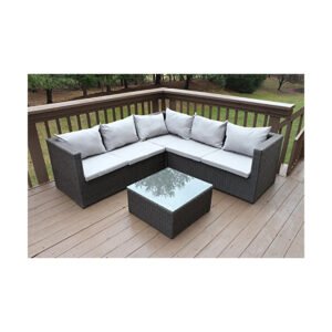 Procamp Oliver 5Pc Alu Rattan Sofa Set