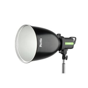 Phottix Photo & Studio - 45 ? Long Range Reflector With Grid And Diffuser (Bowens Mount, 30Cm, 11.8", Silver)