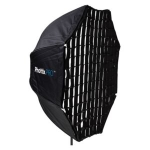 Phottix Photo & Studio - Easy Up Hd Umbrella Extra Large Octa Softbox With Grid (120Cm/47'')