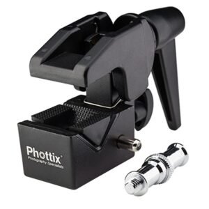 Phottix Photo & Studio - Multi Clamp With Reversible Stud - 1/4In 3/8In