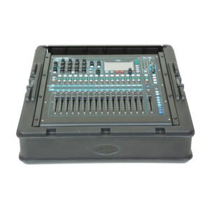 SKB Roto-Molded 10 RU Top Mixer Rack Steel Rails, Hard top L/R Access doors