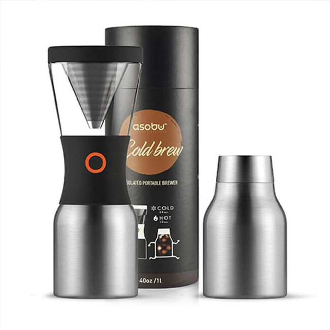 Asobu ASOBU Coldbrew Insulated Portable Brewer Silver in UAE
