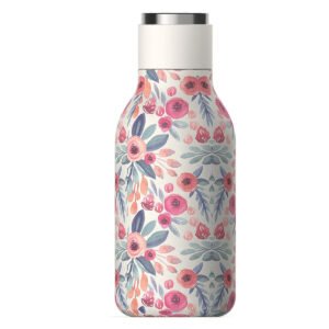 Asobu ASOBU Urban Insulated and Double Walled 16 Ounce 24hrs Cool Stainless Steel Bottle - Floral