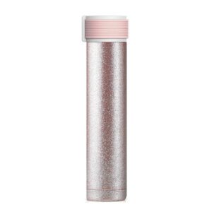 Asobu ASOBU Skinny Mini 8oz Fashion Forward Double Walled Stainless Steel Insulated Water Bottle Nude