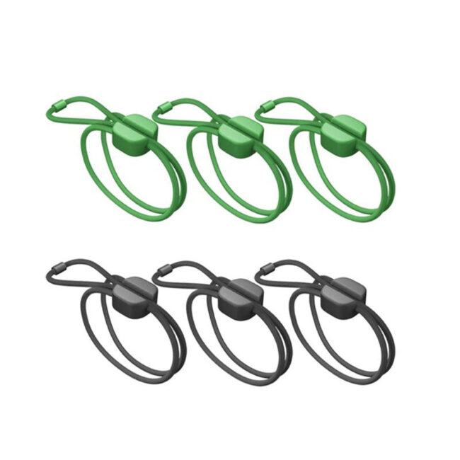 st-be-bl-px-md-01-01.jpg Bluelounge BLUELOUNGE Pixi Multi-Purpose Ties Medium Green & Black in UAE