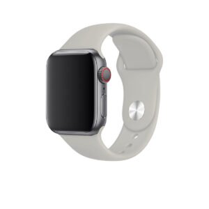 BeHello BEHELLO Premium Apple Watch 38/40mm Silicone Strap - Stone
