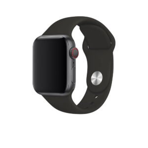 BeHello BEHELLO Premium Apple Watch 42/44mm Silicone Strap - Black